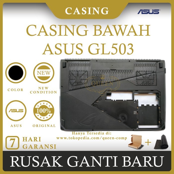 Casing bawah Laptop Asus ROG GL503 seris Original