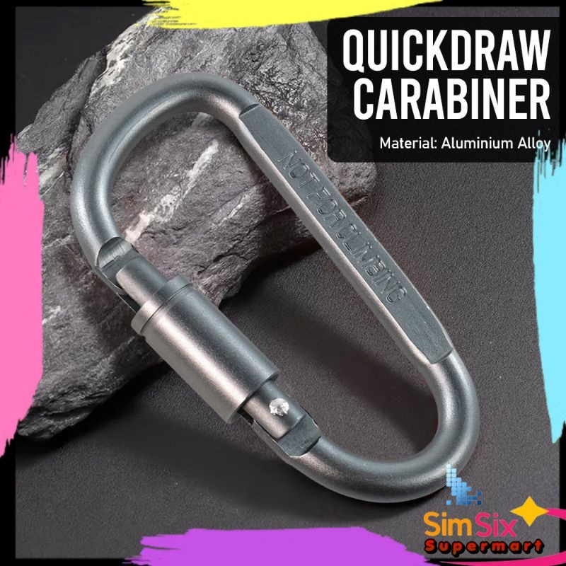 LIXADA Carabiner Buckle - Keychain Carabiner - Gantungan Kunci hook