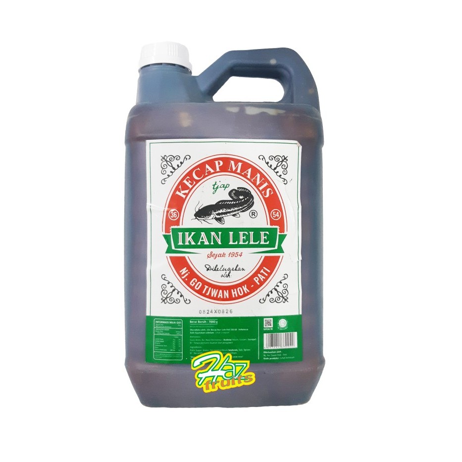 

Kecap Lele | Kecap Manis Sachet Cap Ikan Lele Jerigen 7 Kg