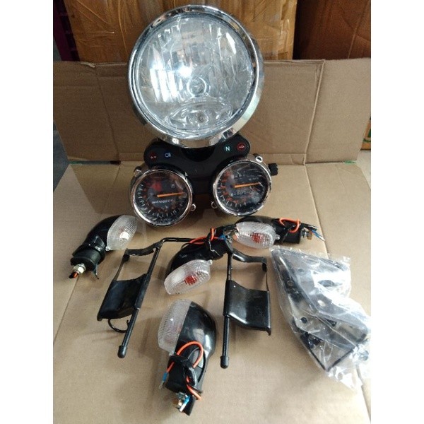 COD bisa lampu depan bulat rx king new plus spedometer rx king new set sein set breket lampu