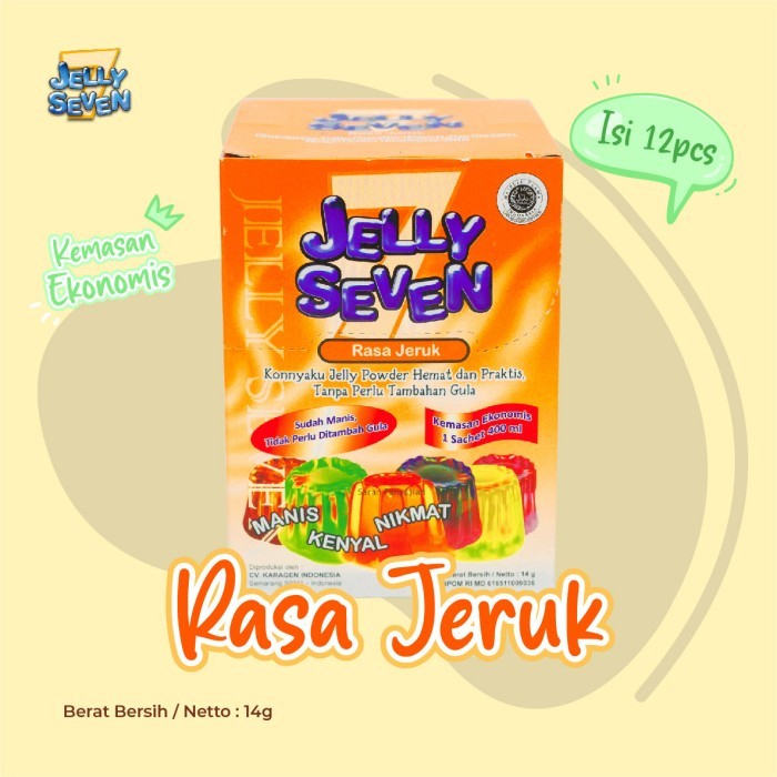 

NEW Jelly Seven Jeruk 12 pcs - Kemasan Ekonomis