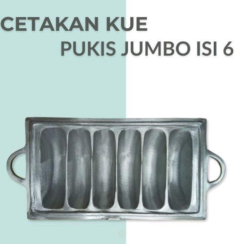 Set Alat Membuat Kue Pukis 6 Lubang Aluminium / Cetakan Pukis Pancong Multifungsi  Kitchenware