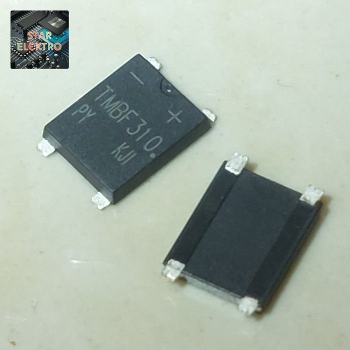 2 Buah 2Pcs TMBF310 Sop-4 SMD Dioda Bridge 3A 1000V Modul LCD Diode TMBF 310 Chongqing Pingwei Recti