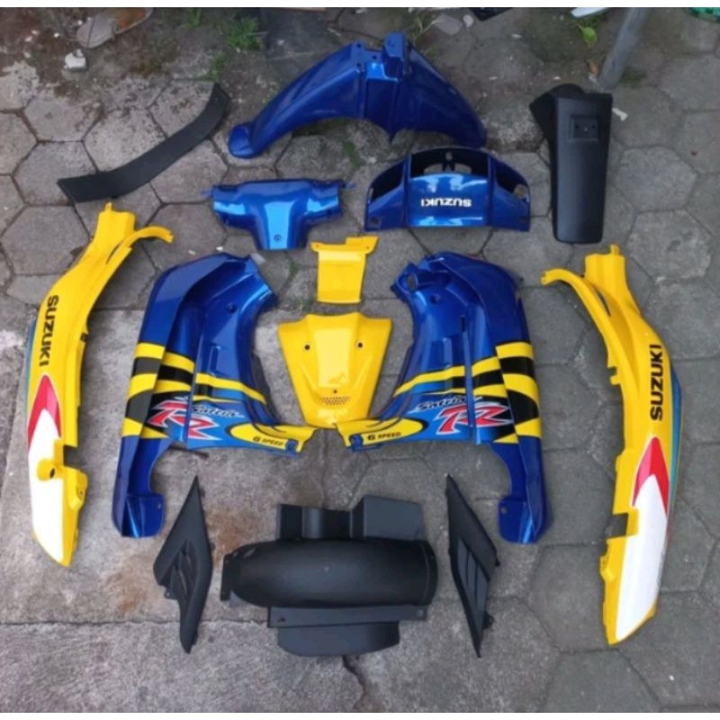 COVER BODY HALUS FULLSET SUZUKI SATRIA RU 120 SATRIA LUMBA BODY BODI SATRIA LUMBA