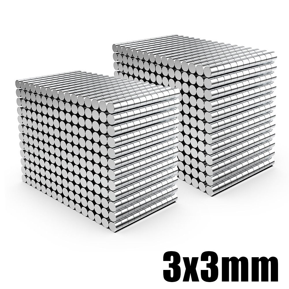 

3x3mm Neodymium magnet RoundN35 Permanent NdFeB Super Strong Powerful Magnetic Imane Disc Used for Refrigerators and Offices