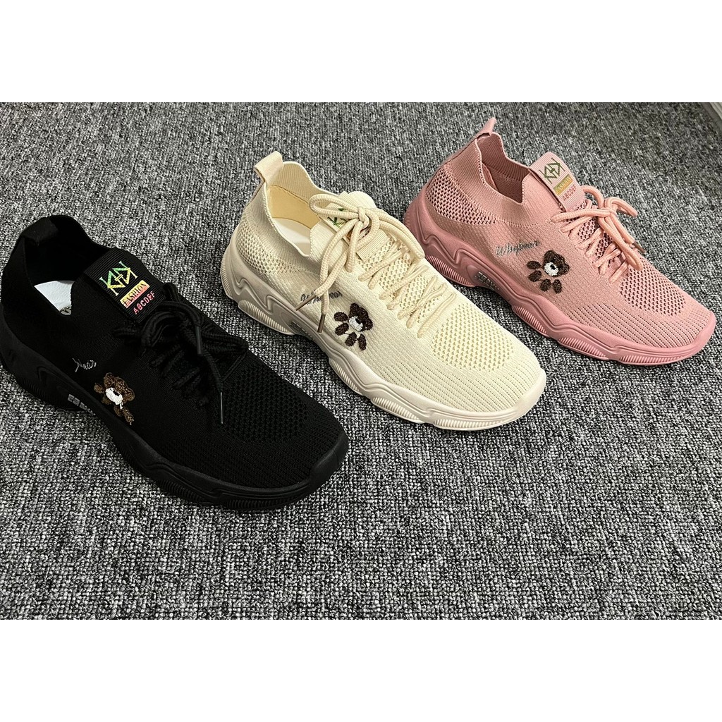 CF 831 Sepatu Karet ABCDEF Fashion Xiuxian Bear Wanita Shoes Casual With Box Bisa Cod