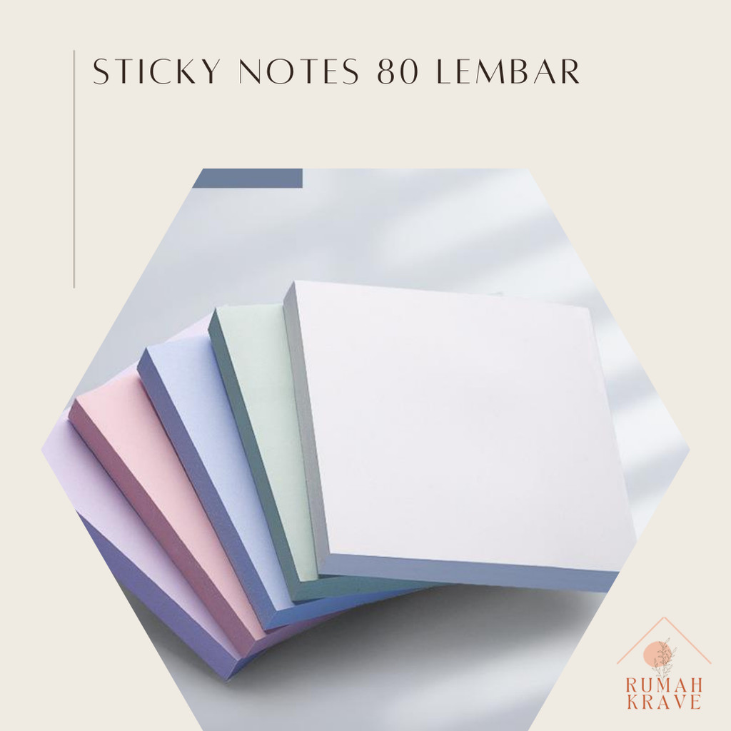 

RUMAH KRAVE - Sticky Notes 80 lembar putih