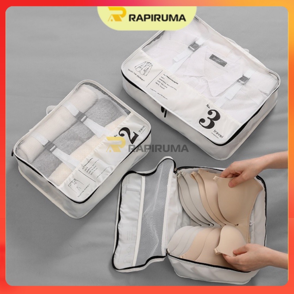 Tas Penyimpanan Baju Celana Travel Premium /Tas Tempat Penyimpanan Travel /Travel Pouch Pakaian