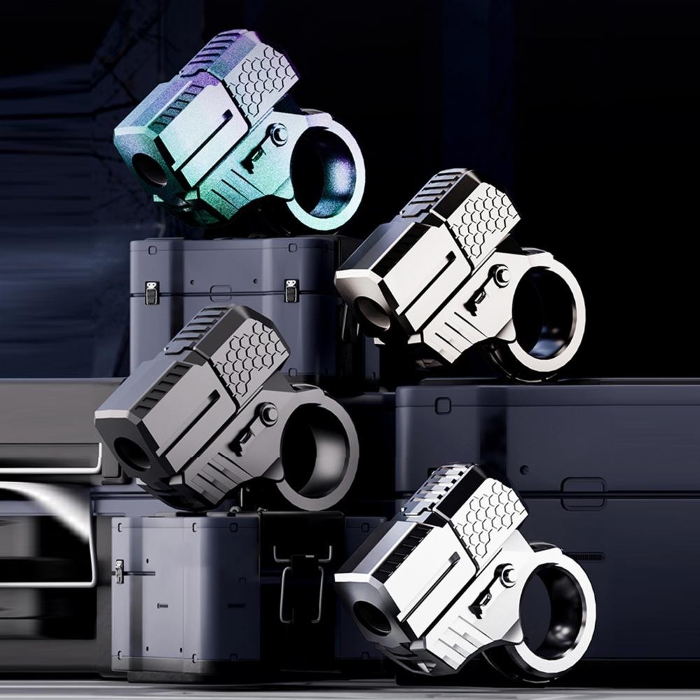 Lightweight Shooter Toy Alloy Case Shooter Spinner Fidget Toy Stress Relief Finger Flexibility Train