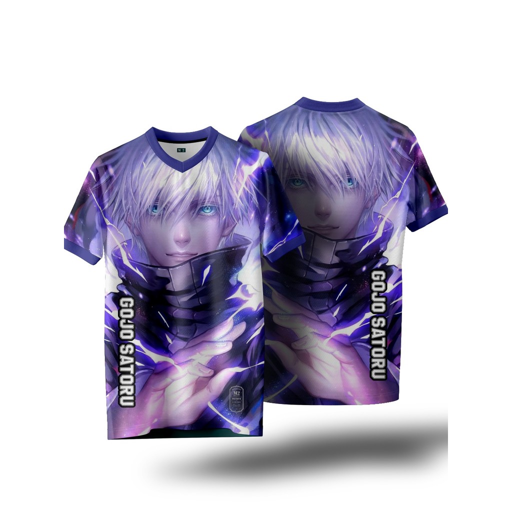 kaos priakaos anime / kaos gojo / kaos jujutsu kaisen / kaos wibu / jersey pria / kaos pria terbaru