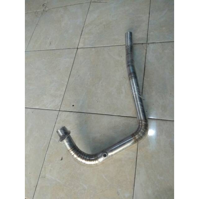 Pipa Leher Exhaust BENELLI 200 EVO - BENELLI 200 EFI - HEADER KNALPOT BENELLI MOTOBI 200 EVO EFI