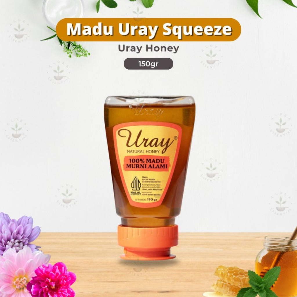 

URAY Squeeze Honey Madu Murni Asli Lebah Hutan