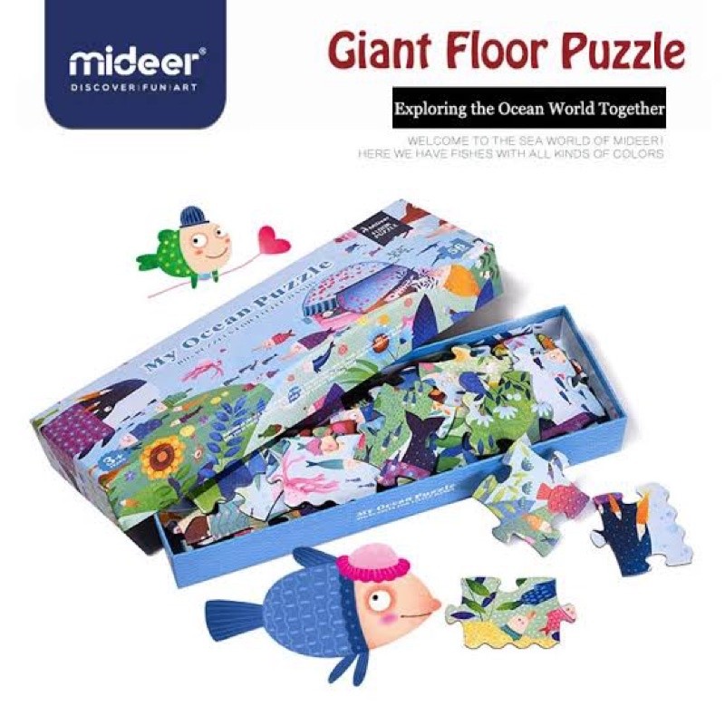 mideer my ocean puzzle giant floor puzzle
