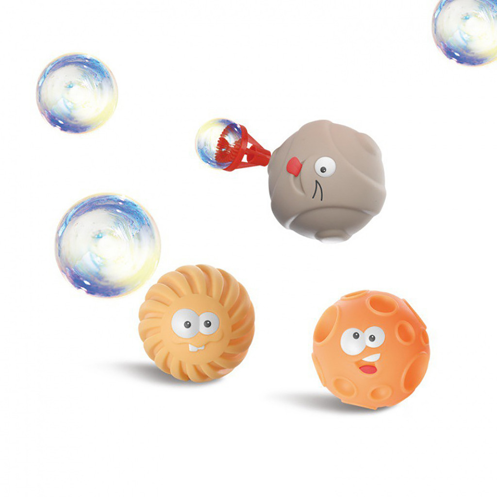 Children's Handheld Ball Blowing Bubble Sensing Ball Blowing Bubble Children's Fun New Unique Toy