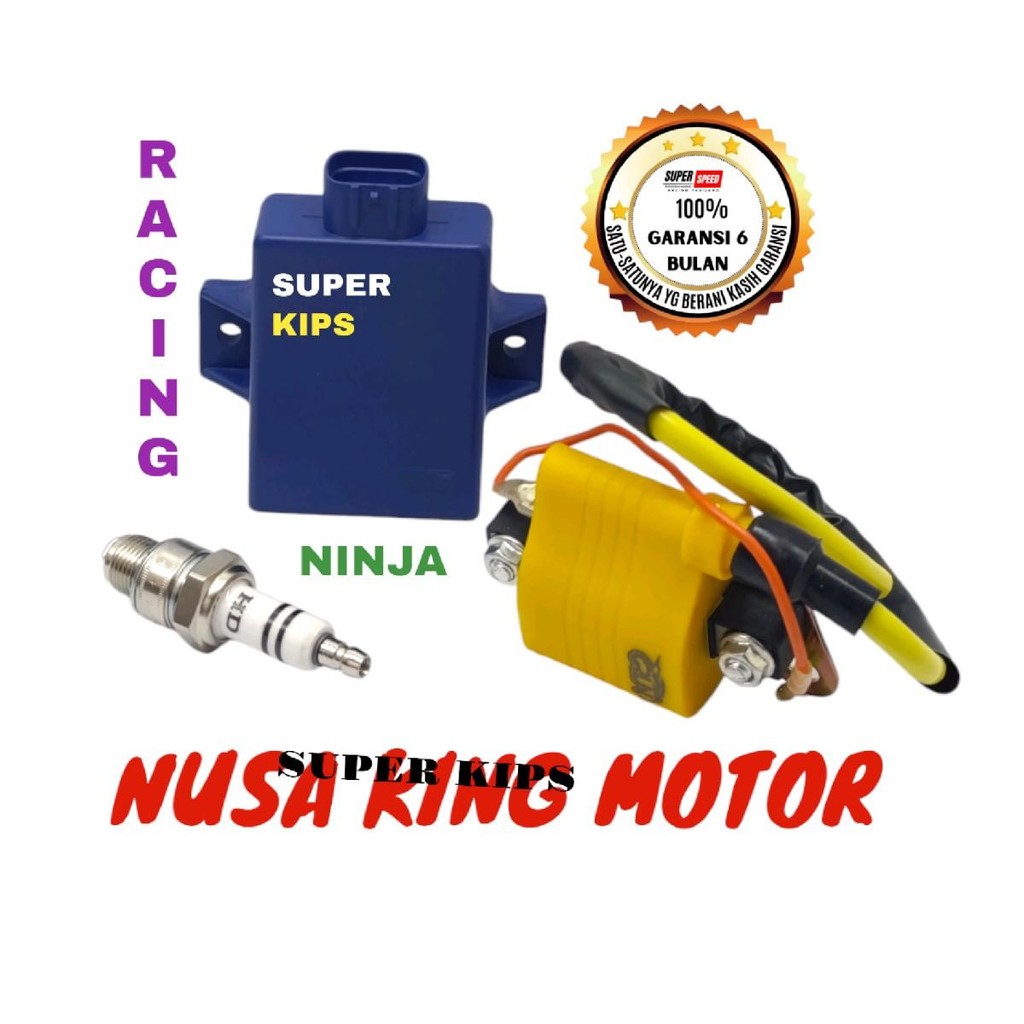 PAKET UPGRADE CDI RACING NINJA R NINJA RR TENAGA NAIK 20%