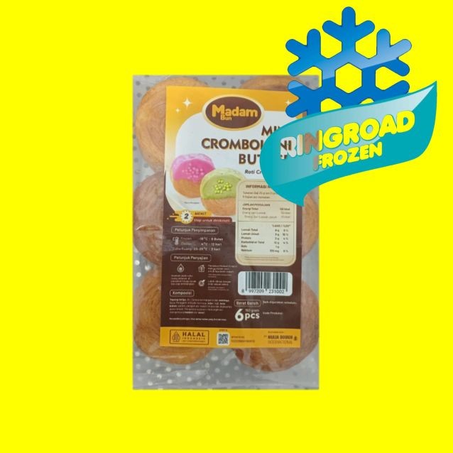 

MADAM BUN MINI CROMBOLONI BUTTER 210 GR - 6 PCS