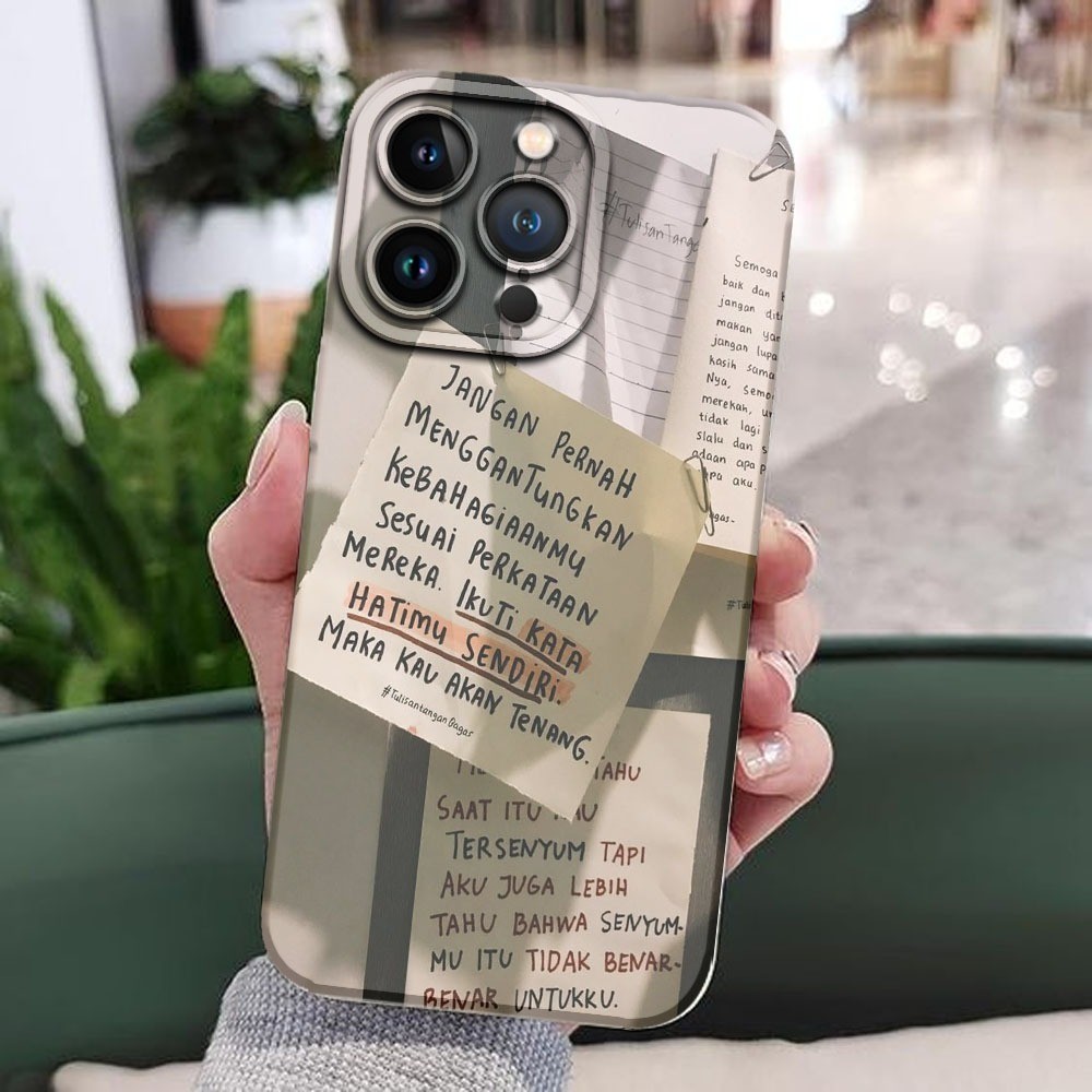 QW46 SoftCase IPhone Motif Kata Kata Untuk IPhone 11 IPhone 13 Case Soft Case IPhone 11 12 13 Casing