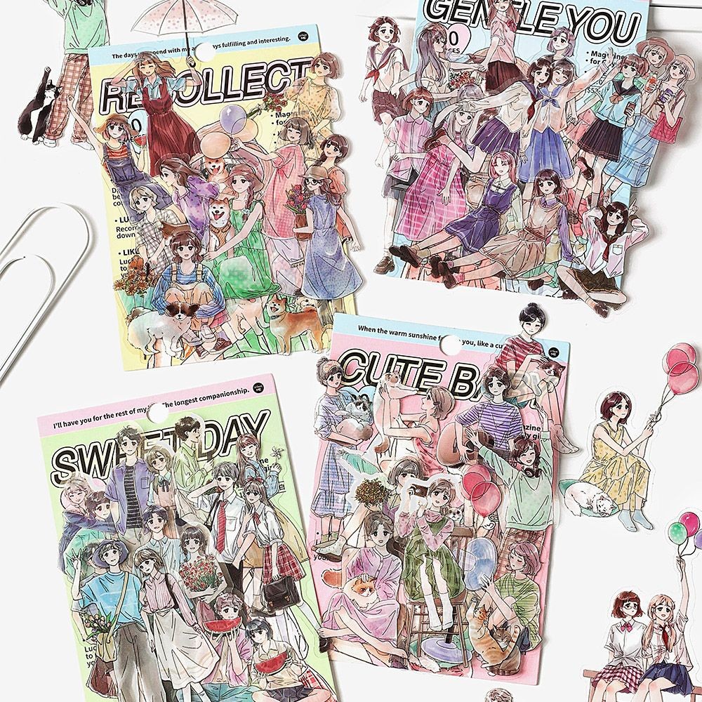 

30pcs/1lot Kawaii Scrapbook Sticker I have you for the rest of my life Scrapbooking Planner Decorative Stationery Sticker