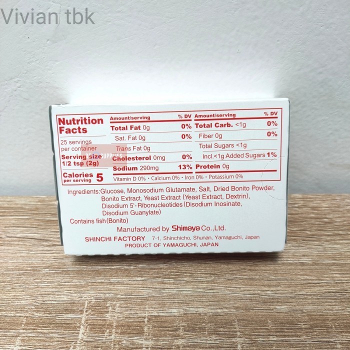 

vv Shimaya Dashi No Moto 50gr - Katsuodashi Hondashi Kaldu Ikan Sop