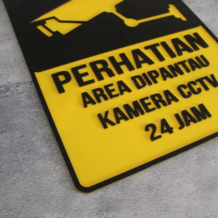 

Sign Acrylic Timbul CCTV 24 JAM | Papan Sign Akrilik Timbul Keren