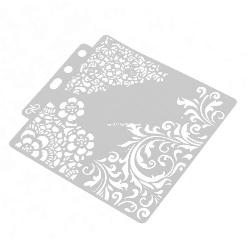 

Flower Stencils Template Painting Scrapbooking Embossing Stamping Album Card DIY