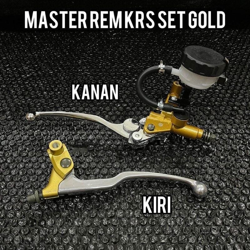 Master Rem KRS Set Kanan Kiri Master Rem KRS Brake Pum KRS ER6 Universal Kualitas Terbaik/ Termurah