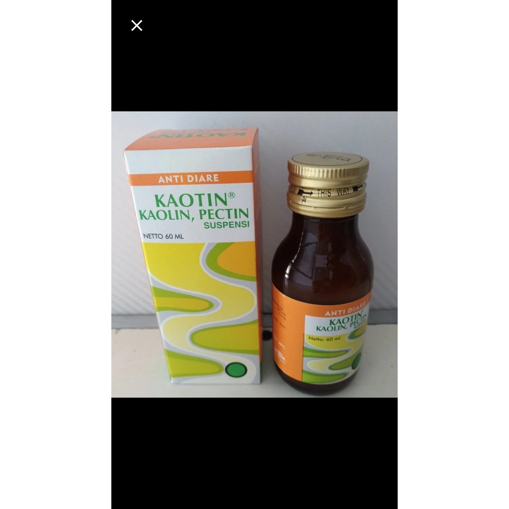 Kaotin suspensi syrup sirup kaolin, Pectin 60ml obat anti diare mencret anak dewasa