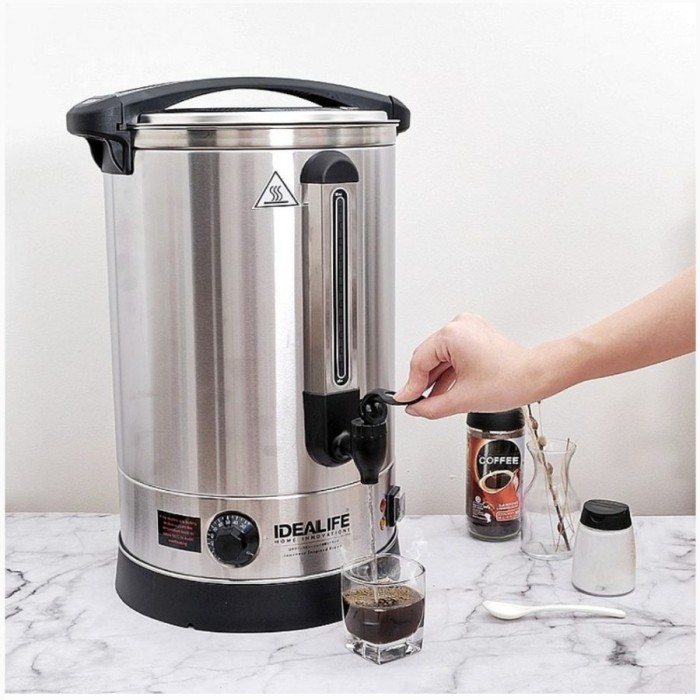 Termos Listrik Jumbo Air panas - IDEALIFE Water Boiler - Coffe Maker - Pemanas Air - 8,5 LITER