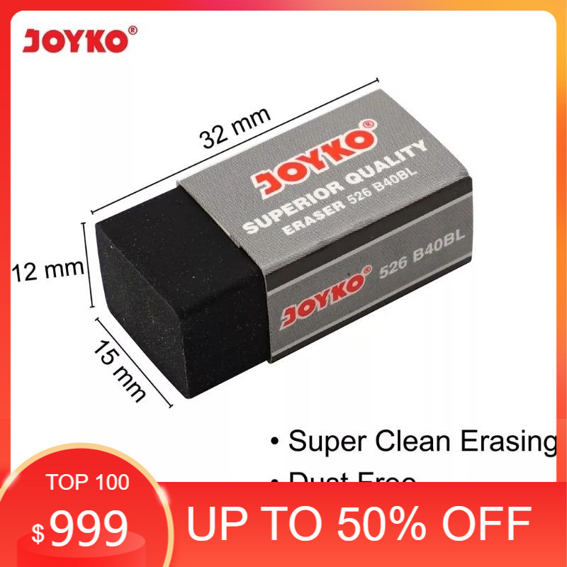 

COD (Hitam) Eraser / Penghapus Joyko 526-B40BL