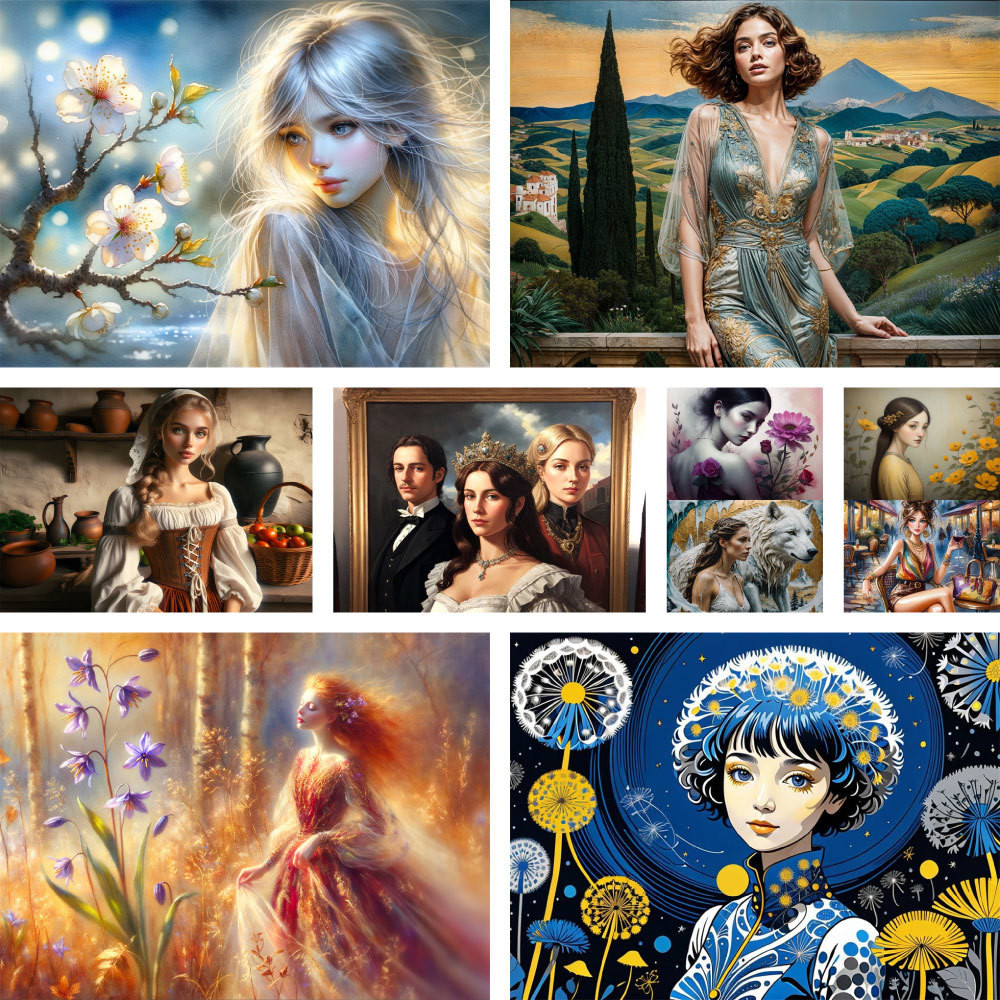 

Portrait Girl Flowers Paint By Numbers Set Acrylic Paints 50*70 Painting On Canvas Loft Wall Picture Crafts For Adults Wholesale