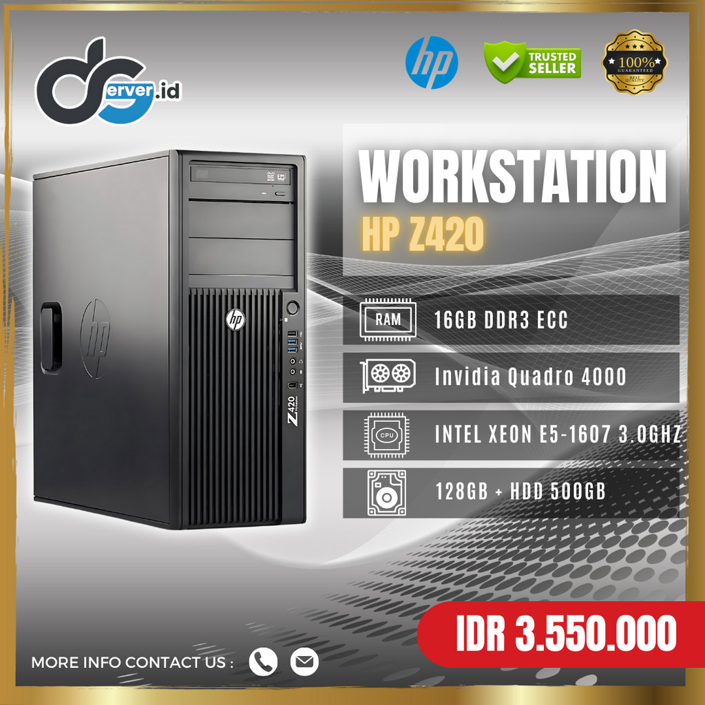 Server HP Z420 Desktop Workstation