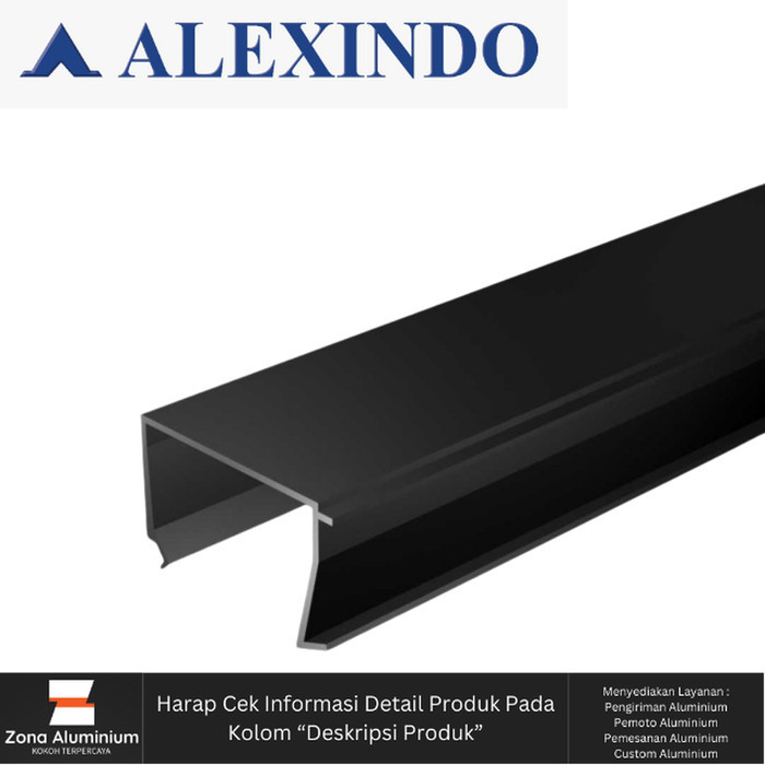 Aluminium ALEXINDO  0415 Tutup Kusen Z 3 Inch