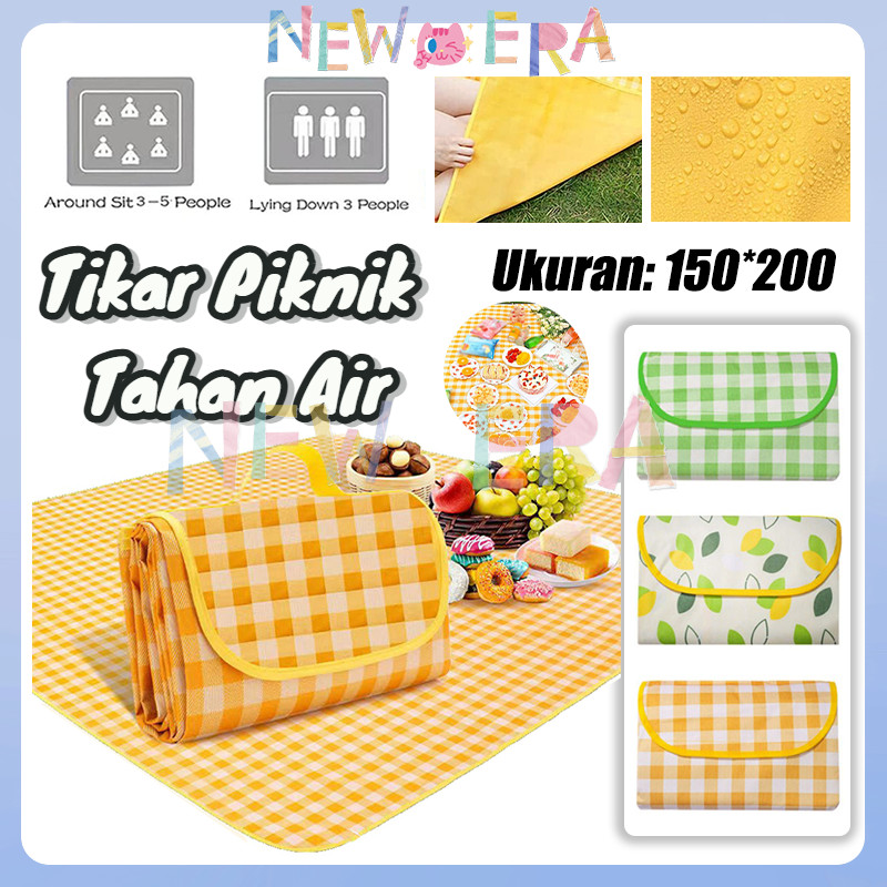 Tikar piknik lipat 1.5*2m / Alas Piknik / Tikar Lipat Waterproof / Tikar Pantai Anti Air