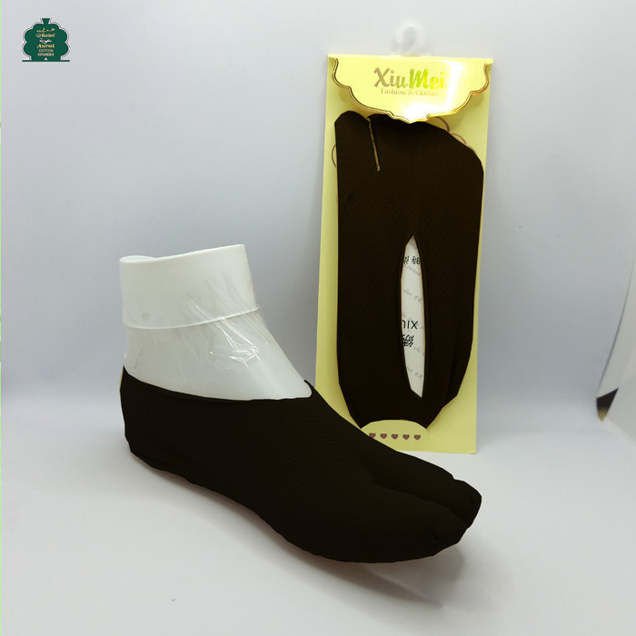 Best BELI 1 ISI 6 Kaos Kaki Jempol Telapak Hidden Socks Invisible Socks - Hitam