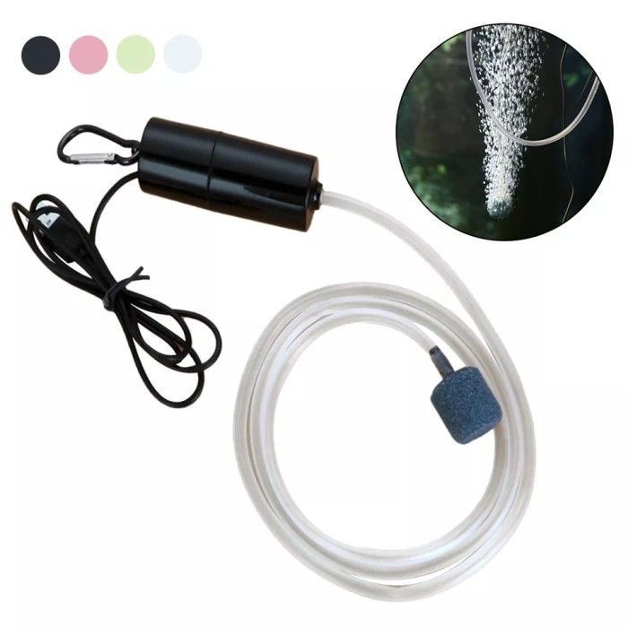 Ember Lipat Mancing Ikan Box Tempat Wadah Ikan Udang Umpan Hidup - AERATOR USB
