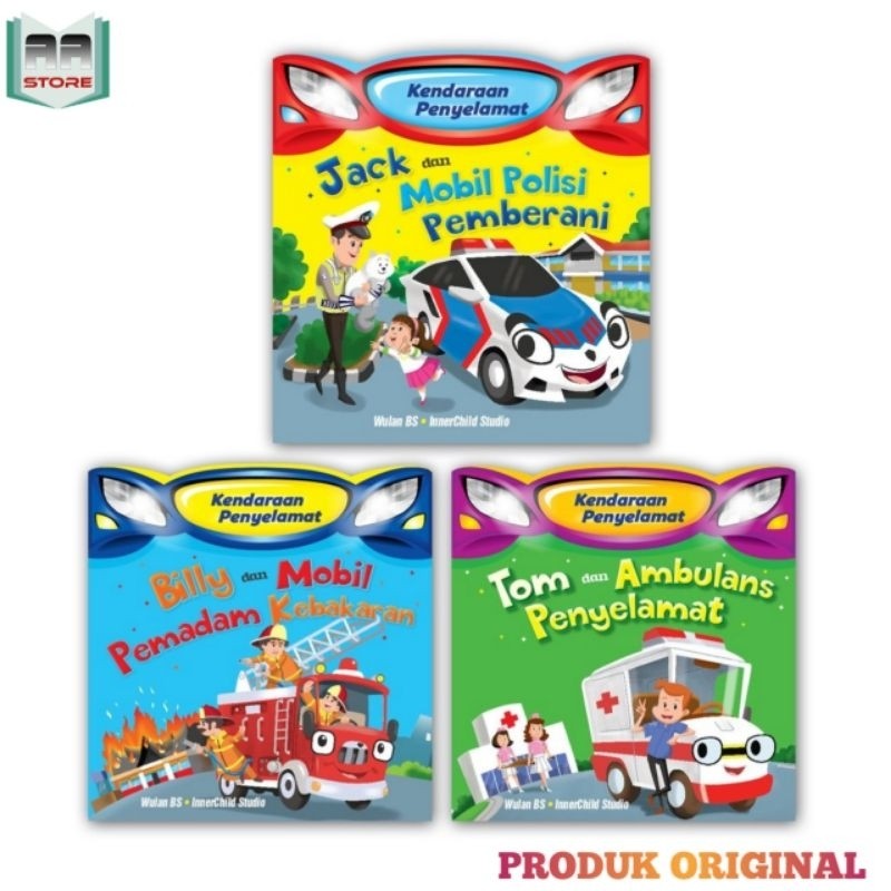

Buku Cerita Anak Bergambar - Seri Kendaraan Penyelamat