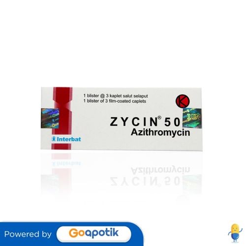 Zycin 500 Mg Box 3 Kaplet