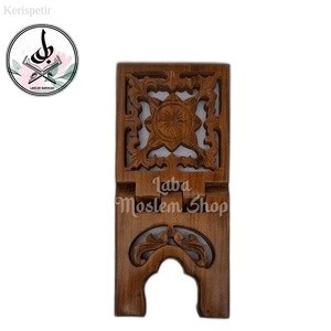 

Rekal Rehal Tatakan AlQuran Ukir Kerawang Matahar Meja Mengaji AlQuran - L murah laris