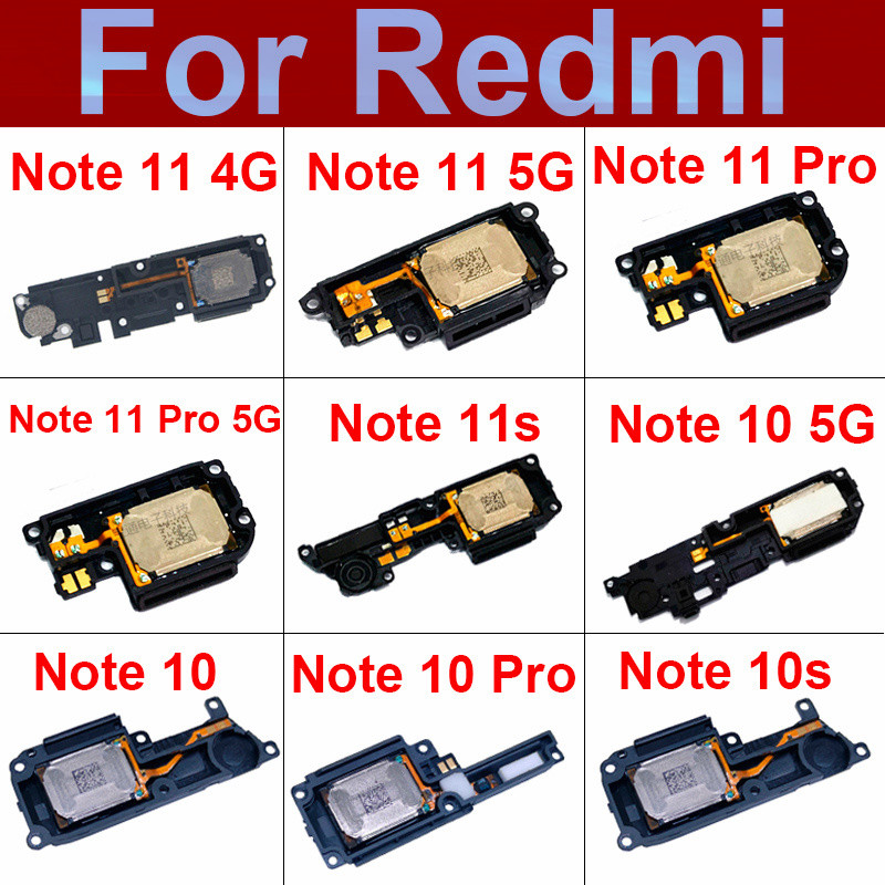 Loudspeaker For Xiaomi Redmi Note 10 10Pro 10s 5G 11 11Pro 11S 11E 11EPro 4G Louder Speaker Buzzer R