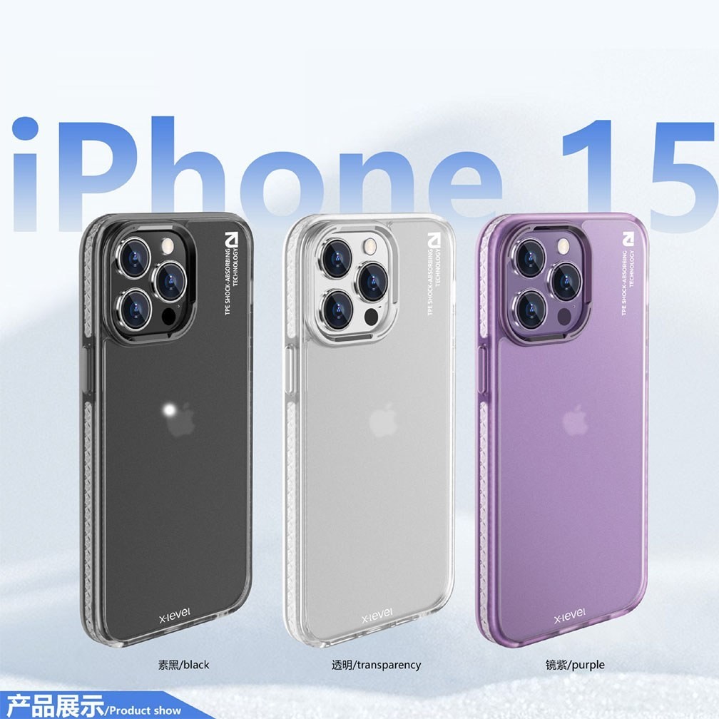 CASING IPHONE 15 POLOS X LEVEL PLAIN SAND