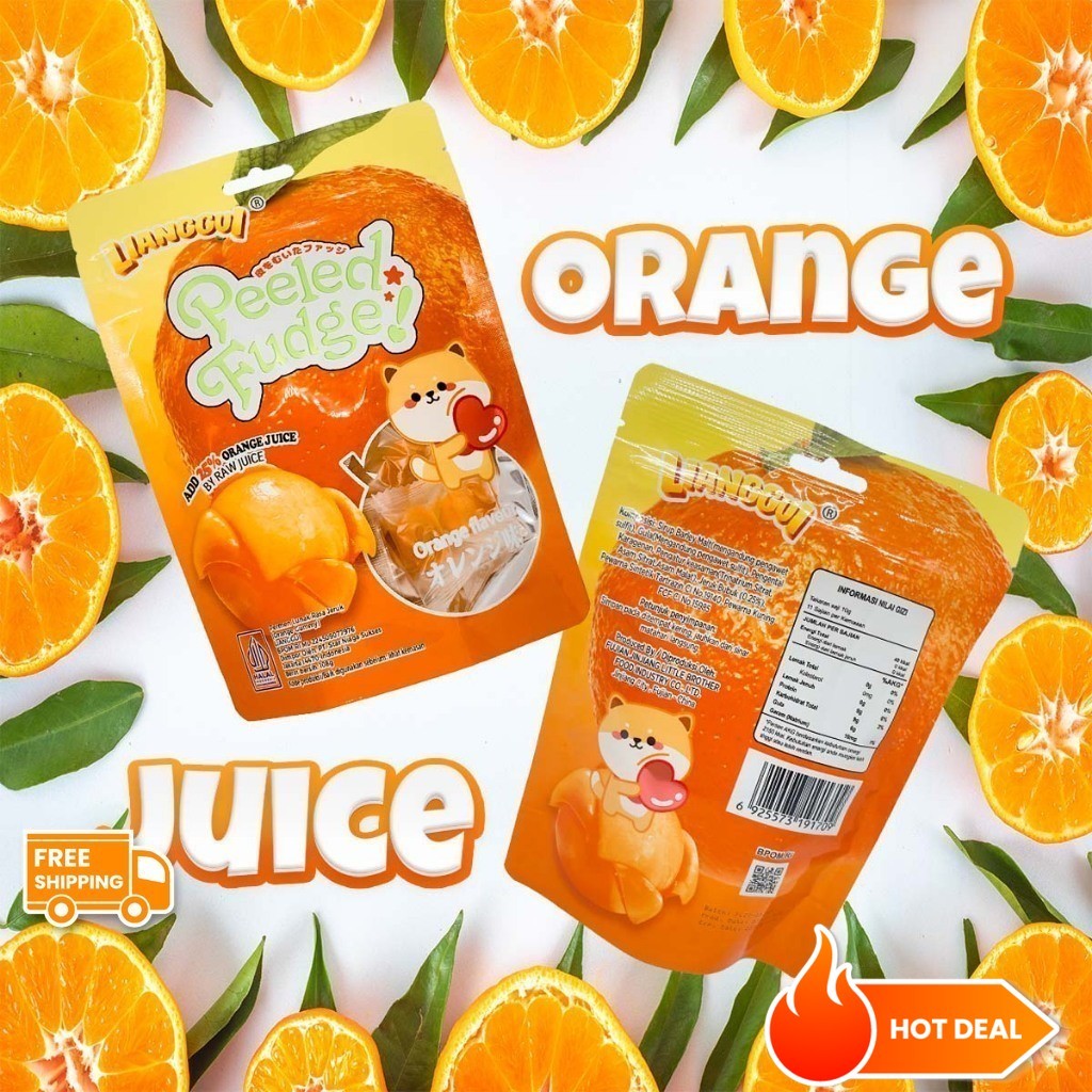 

[Permen kupas viral] HALAL LIANGGUI PEELED FUDGE permen kupas Permen buah cemilan manis| Permen Lunak Aneka Buah Viral | Candy Jelly Gummies Manggo Permen Lunak Rasa stroberi Jeruk | 108gr Permen Lianggui Rasa Mangga Permen Lianggui Rasa Stroberi