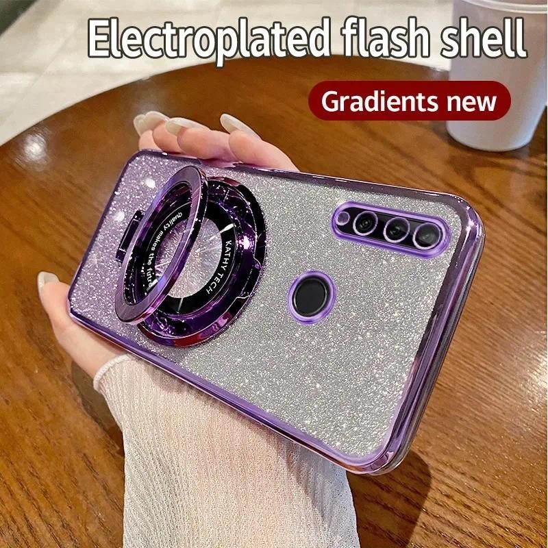 For Huawei Mate 60 Pro 20 20X Y6P Y9S P40 P30 Lite P70 Y7A Case With Magnetic Holder Magsafe  Bracke