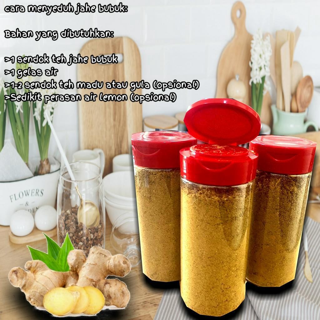 

Jahe Bubuk Asli 100% Tanpa Campuran / BD / R O