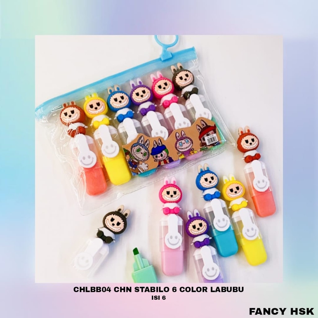 

CHN STABILO 6 COLOR LABUBU CHLBB04