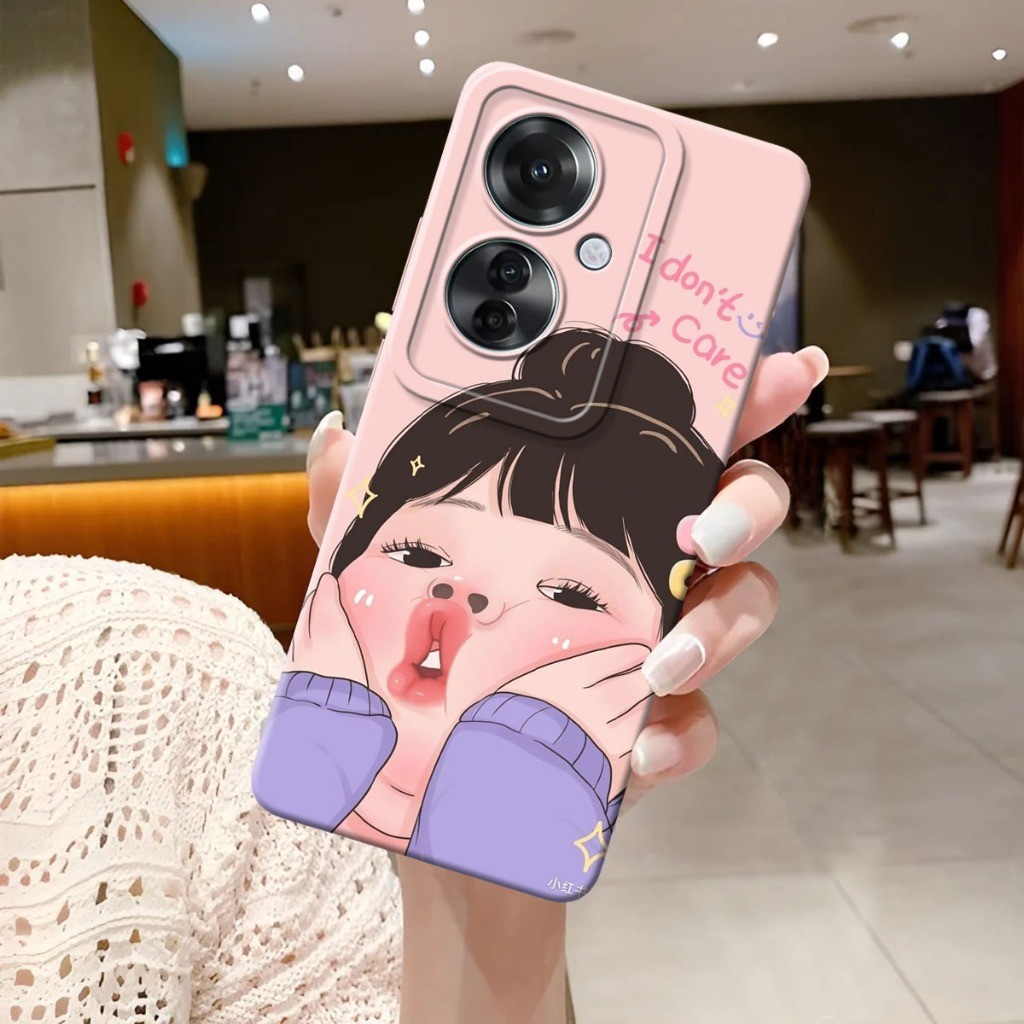 (04) Case Oppo Reno 11F 5G  Fashion Case Procamera Macaron Silikon TPU