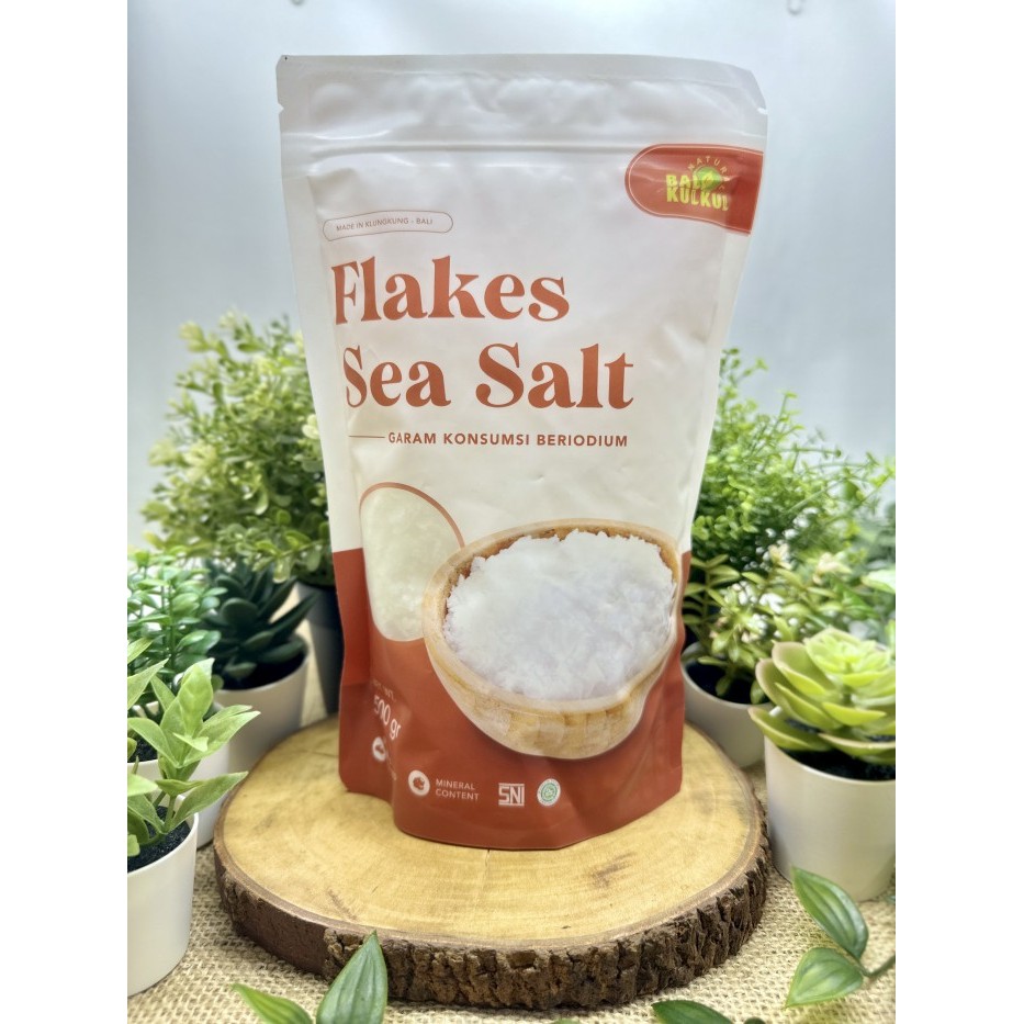 

cocoonrebirth Garam Kul Kul Natural Flakes Sea Salt Bali 500 gram