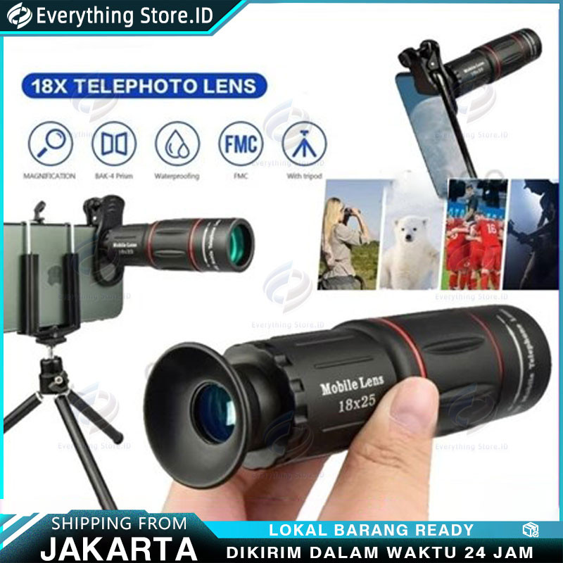 Telezoom Luxyphone Lensa Kamera HP Lensa Apexel 28x Zoom Lensa Tele Zoom Hp Apexel 18x25 Zoom Dengan