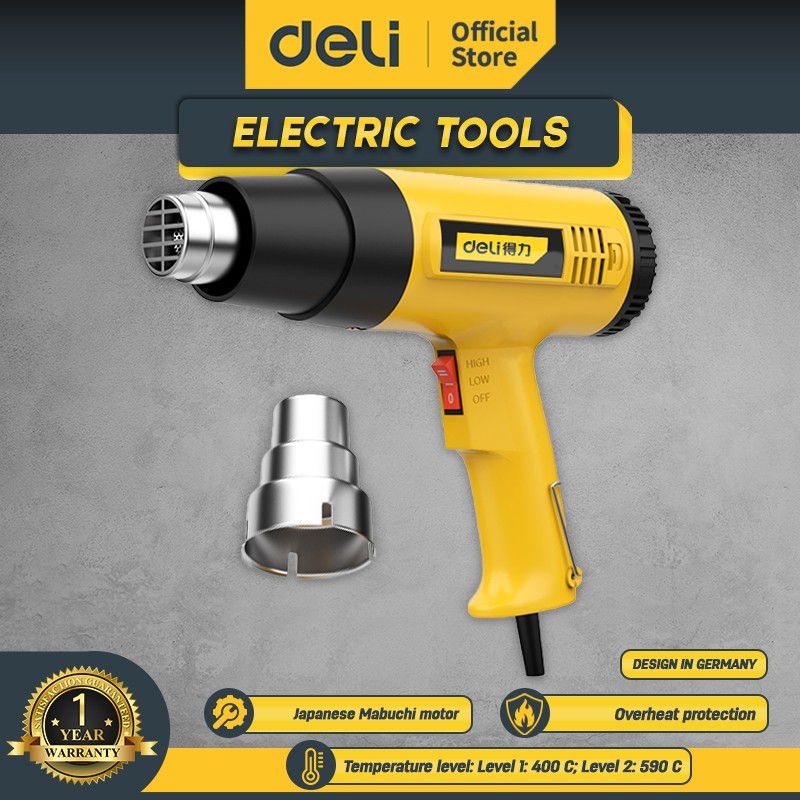 

DELI TOOLS EDL5200 Heat Gun 1600W