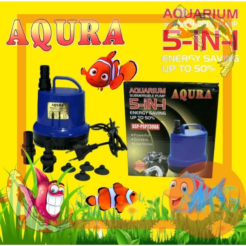 AQURA asp PSP 2300 a POMPA AQUARIUM KOLAM IKAN HIAS asp 2300