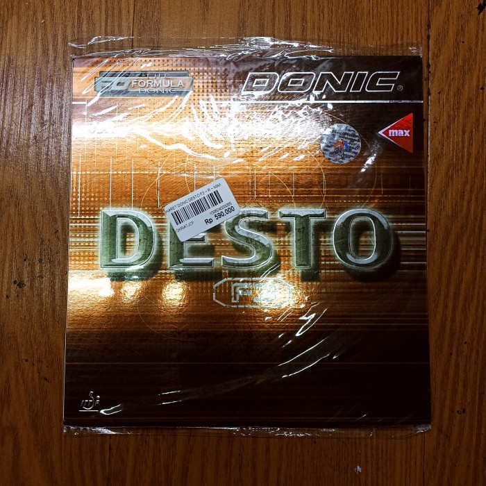 Karet Bet Donic DESTO F3 (100% ORIGINAL) - Hitam